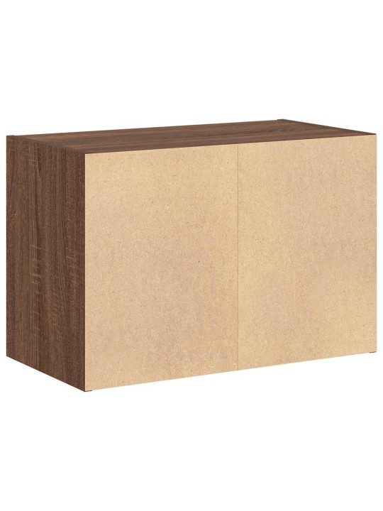 KAPP 2 SAHTLIGA, PRUUN TAMM, 60X31X40 CM, TEHISPUIT