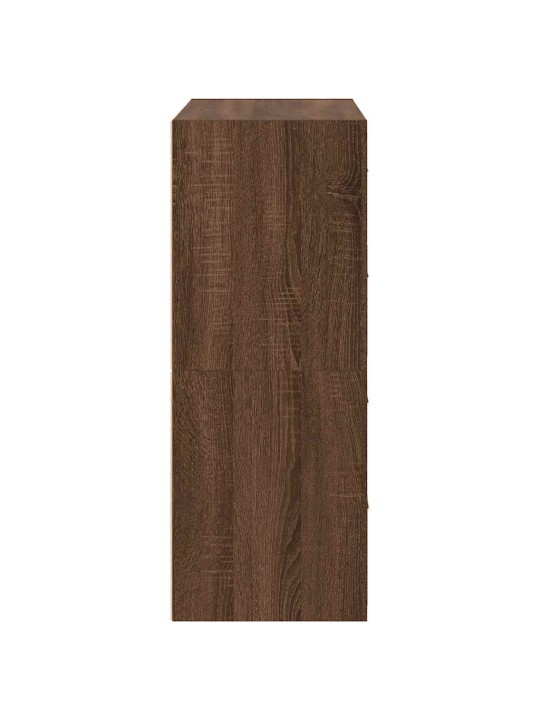 KAPID 2 SAHTLIGA 2 TK, PRUUN TAMM, 60X31X40 CM, TEHISPUIT