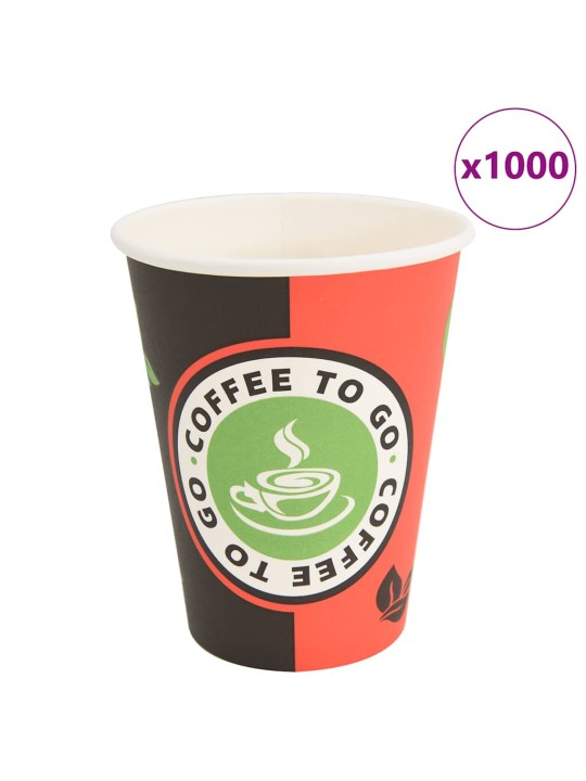 PABERIST KOHVITASSID 1000 TK 12 UNTSI 300 ML PUNANE JA MUST