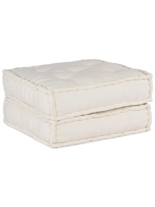MODULAR POUFF CREAM 70X70X36 KANGAS