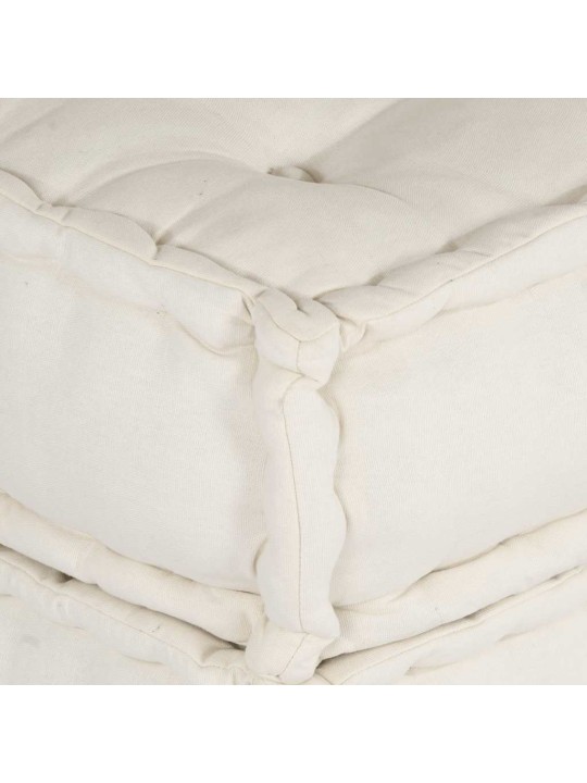 MODULAR POUFF CREAM 70X70X36 KANGAS