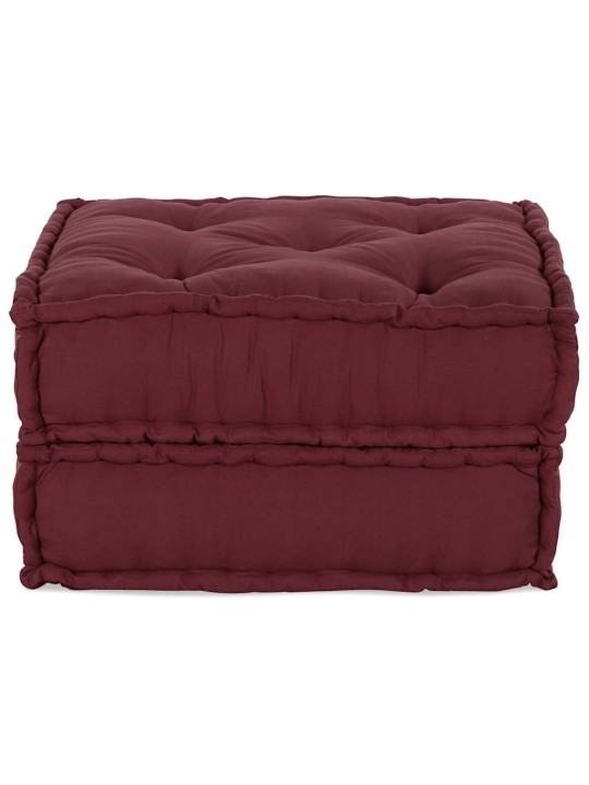 MODULAARNE POUFF MAROON 70X70X36 KANGAS