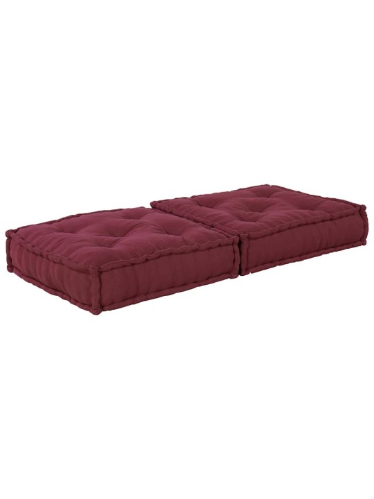MODULAARNE POUFF MAROON 70X70X36 KANGAS