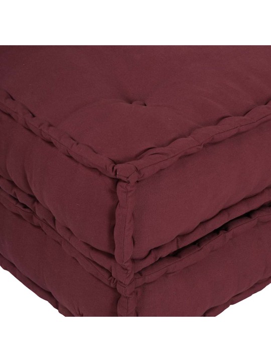 MODULAARNE POUFF MAROON 70X70X36 KANGAS