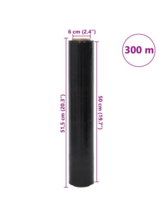 STRETCH FILM 2 TK MUST 17 ΜM 50 CM X 300 M