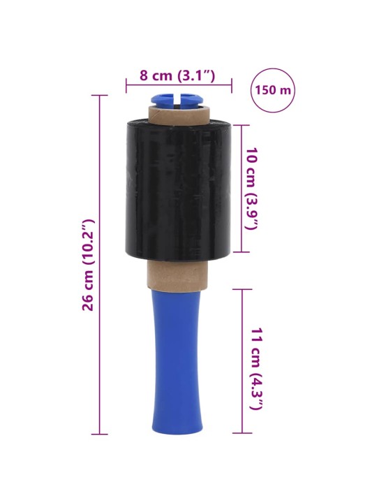 STRETCH FILMS 10 TK MUST 23 ΜM 10 CM X 150 M