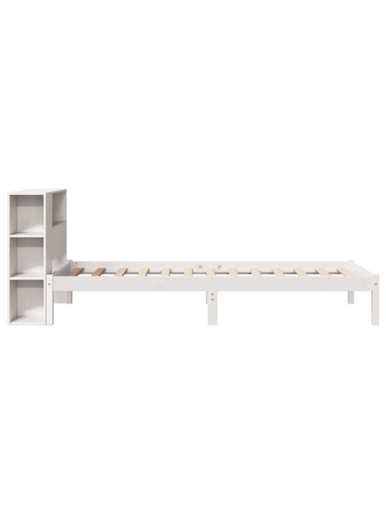 RIIULIGA VOODIRAAM ILMA MADRATSITA, VALGE, 75X190 CM, MÄNNIPUIT
