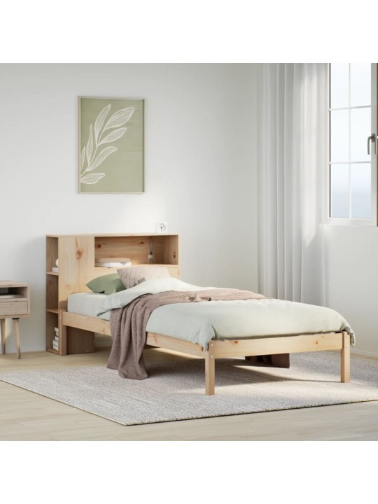 RIIULIGA VOODIRAAM ILMA MADRATSITA, 90X200 CM, MÄNNIPUIT