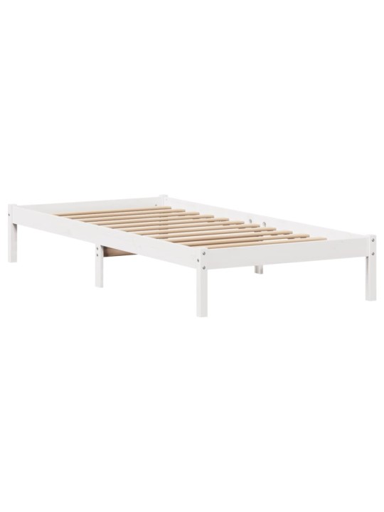 RIIULIGA VOODIRAAM ILMA MADRATSITA, VALGE, 90X200 CM, MÄNNIPUIT