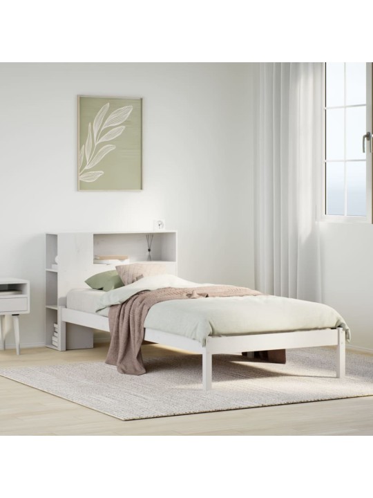 RIIULIGA VOODIRAAM ILMA MADRATSITA, VALGE, 90X200 CM, MÄNNIPUIT