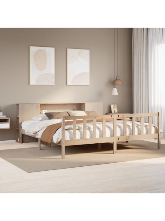 RIIULIGA VOODIRAAM ILMA MADRATSITA, 180X200 CM, MÄNNIPUIT