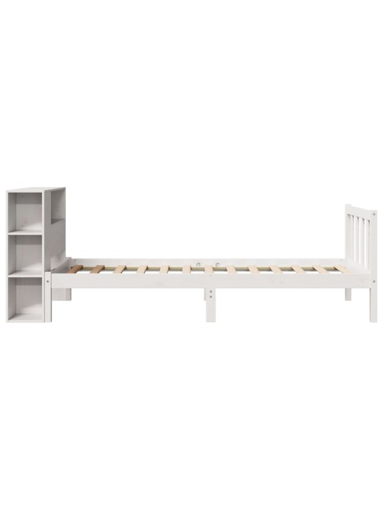 RIIULIGA VOODIRAAM ILMA MADRATSITA, VALGE, 75X190 CM, MÄNNIPUIT