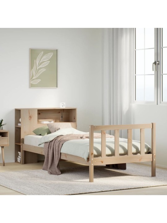 RIIULIGA VOODIRAAM ILMA MADRATSITA, 90X200 CM, MÄNNIPUIT