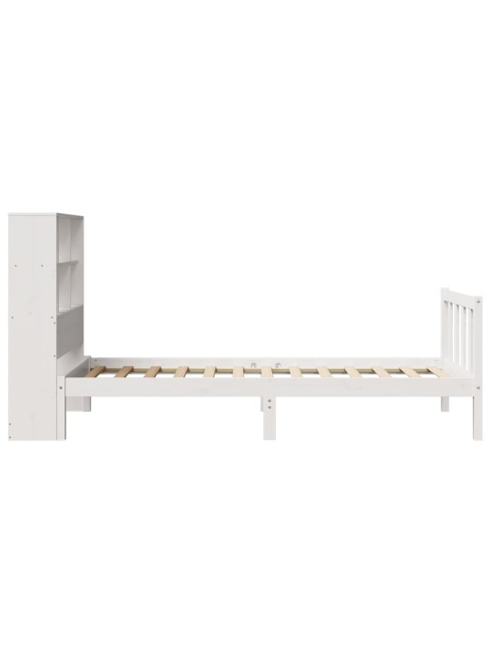 RIIULIGA VOODIRAAM ILMA MADRATSITA, VALGE, 90X200 CM, MÄNNIPUIT