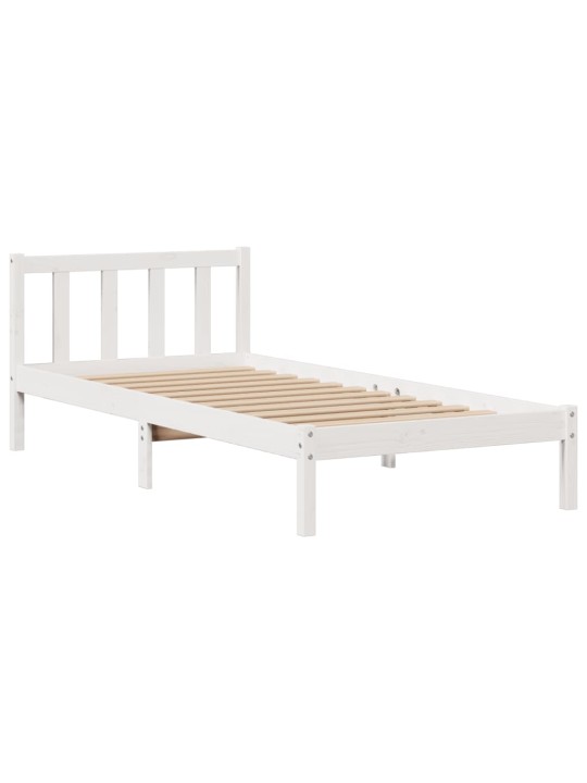 RIIULIGA VOODIRAAM ILMA MADRATSITA, VALGE, 75X190 CM, MÄNNIPUIT