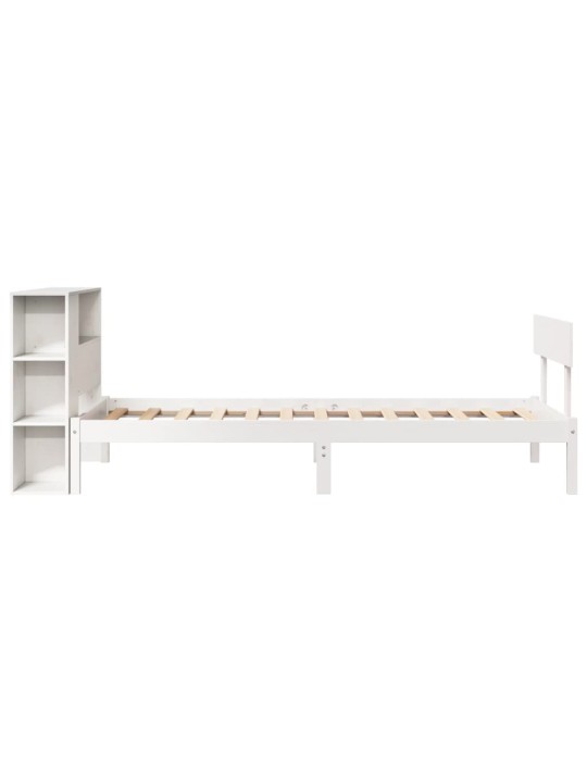 RIIULIGA VOODIRAAM ILMA MADRATSITA, VALGE, 75X190 CM, MÄNNIPUIT