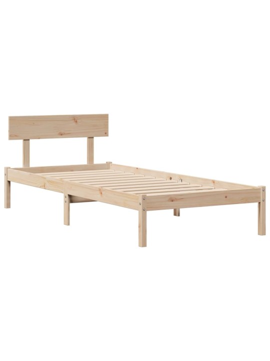 RIIULIGA VOODIRAAM ILMA MADRATSITA, 90X200 CM, MÄNNIPUIT