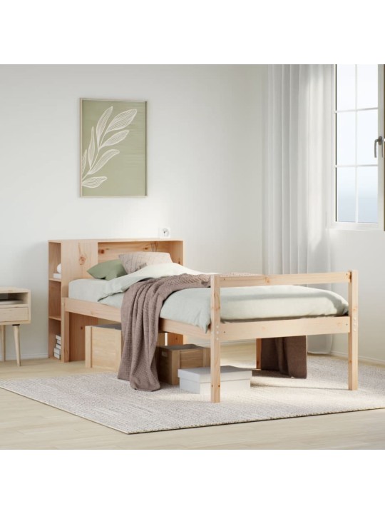 RIIULIGA VOODIRAAM ILMA MADRATSITA, 90X200 CM, MÄNNIPUIT