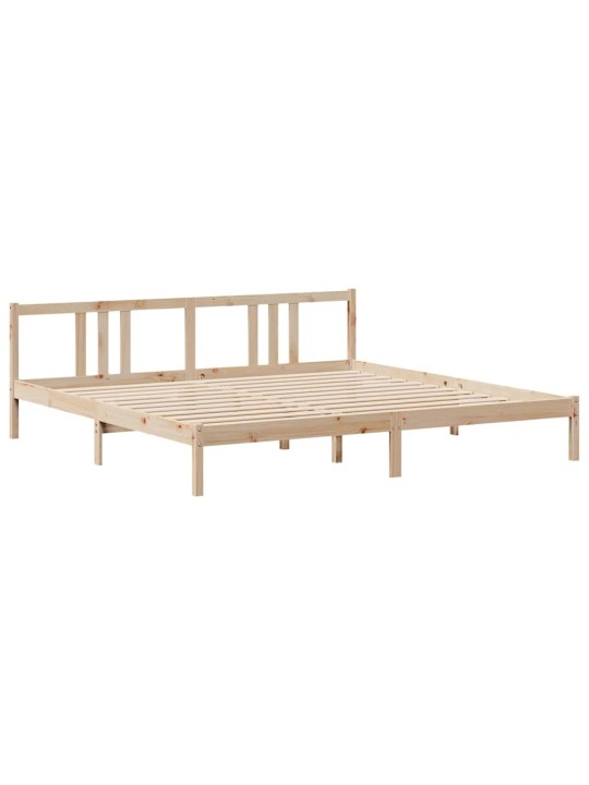 RIIULIGA VOODIRAAM ILMA MADRATSITA, 200X200 CM, MÄNNIPUIT