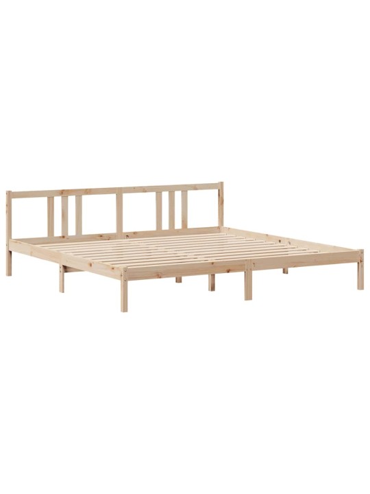 RIIULIGA VOODIRAAM ILMA MADRATSITA, 200X200 CM, MÄNNIPUIT