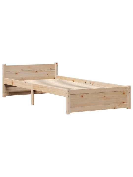 RIIULIGA VOODIRAAM ILMA MADRATSITA, 75X190 CM, MÄNNIPUIT