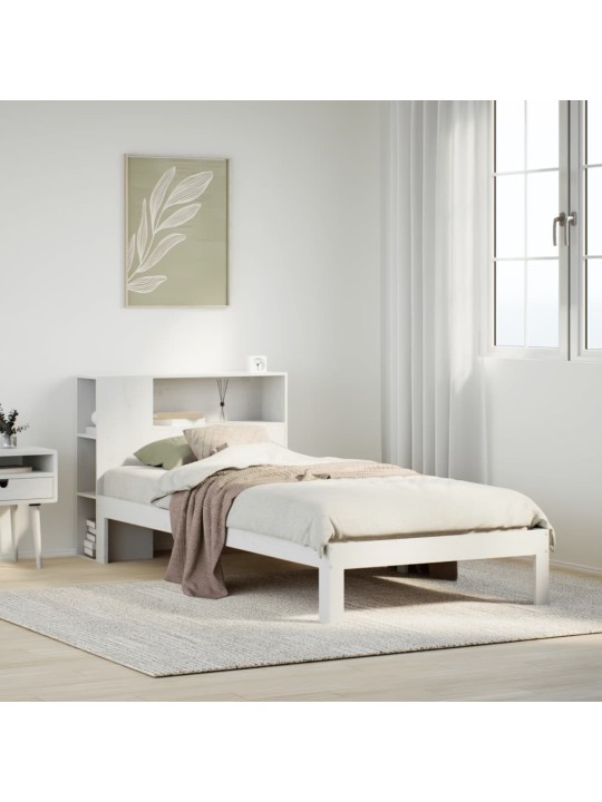 RIIULIGA VOODIRAAM ILMA MADRATSITA, VALGE, 90X190 CM, MÄNNIPUIT