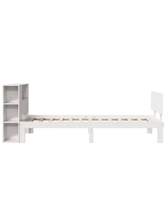RIIULIGA VOODIRAAM ILMA MADRATSITA, VALGE, 90X200 CM, MÄNNIPUIT