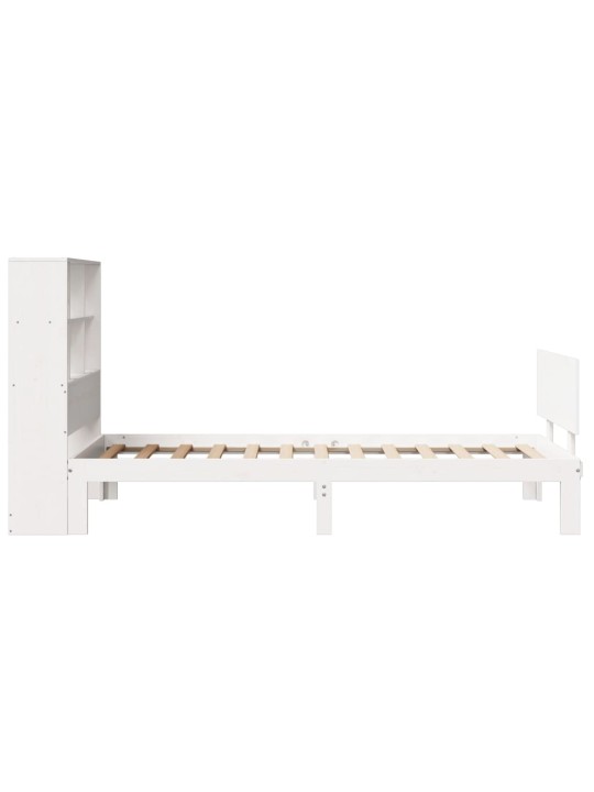 RIIULIGA VOODIRAAM ILMA MADRATSITA, VALGE, 90X200 CM, MÄNNIPUIT