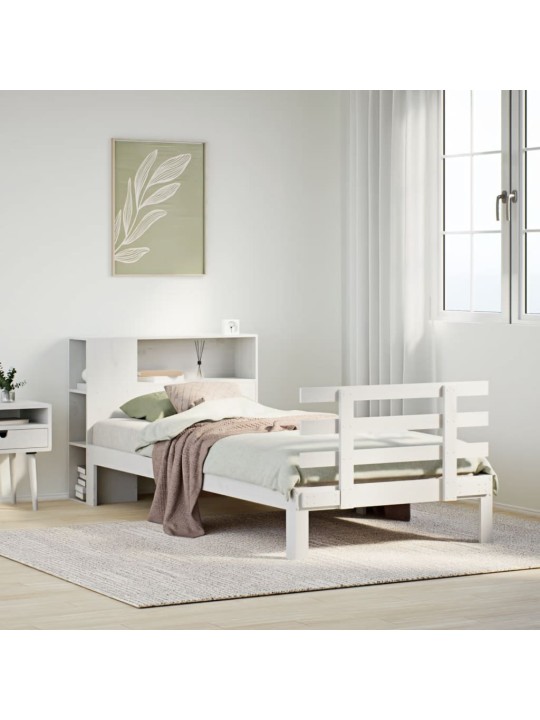 RIIULIGA VOODIRAAM ILMA MADRATSITA, VALGE, 75X190 CM, MÄNNIPUIT