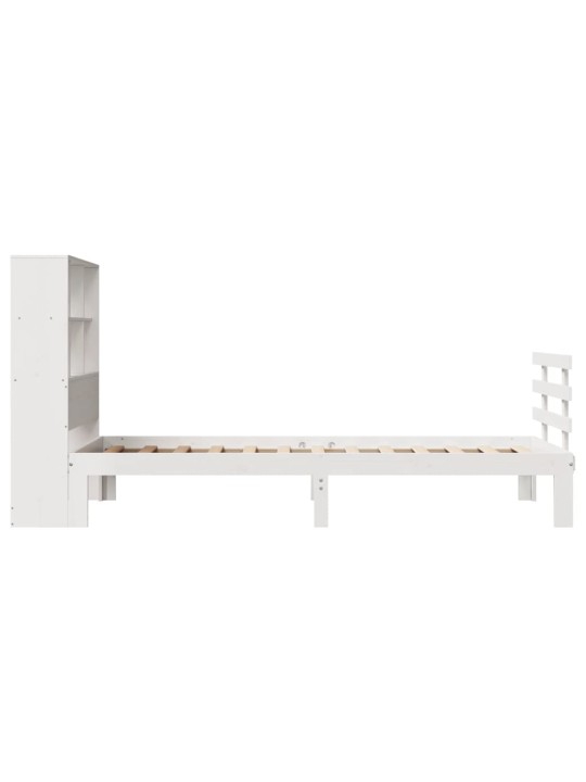 RIIULIGA VOODIRAAM ILMA MADRATSITA, VALGE, 90X200 CM, MÄNNIPUIT
