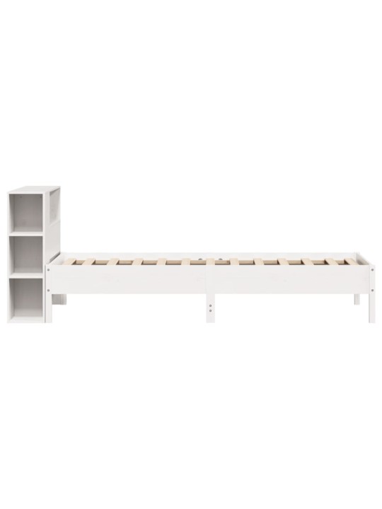 RIIULIGA VOODIRAAM ILMA MADRATSITA, VALGE, 90X200 CM, MÄNNIPUIT