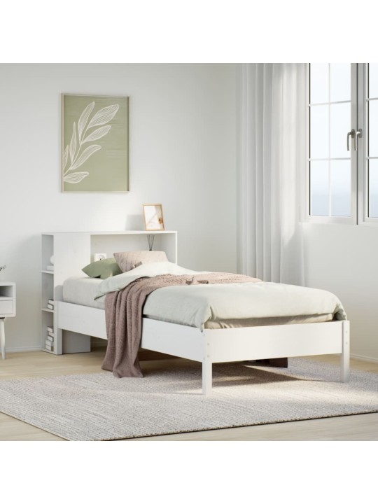 RIIULIGA VOODIRAAM ILMA MADRATSITA, VALGE, 90X200 CM, MÄNNIPUIT