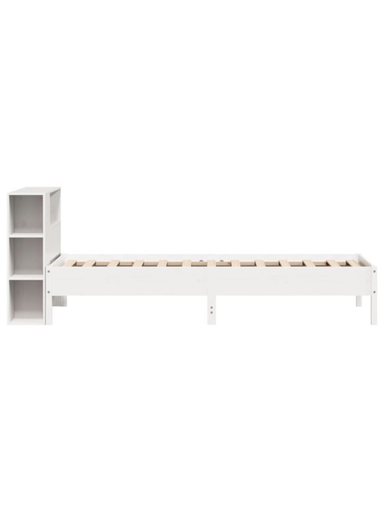 RIIULIGA VOODIRAAM ILMA MADRATSITA, VALGE, 75X190 CM, MÄNNIPUIT