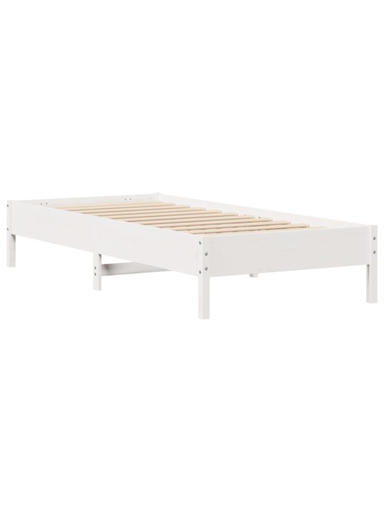 RIIULIGA VOODIRAAM ILMA MADRATSITA, VALGE, 75X190 CM, MÄNNIPUIT