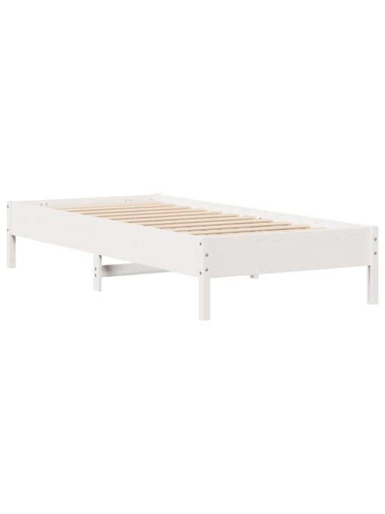 RIIULIGA VOODIRAAM ILMA MADRATSITA, VALGE, 90X200 CM, MÄNNIPUIT
