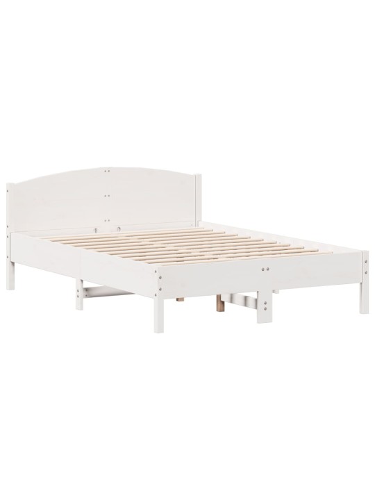 RIIULIGA VOODIRAAM ILMA MADRATSITA, VALGE, 120X200CM, MÄNNIPUIT