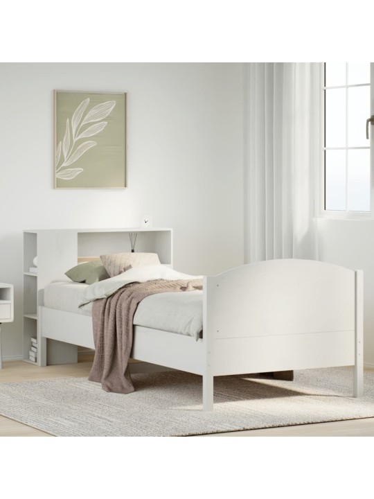RIIULIGA VOODIRAAM ILMA MADRATSITA, VALGE, 75X190 CM, MÄNNIPUIT