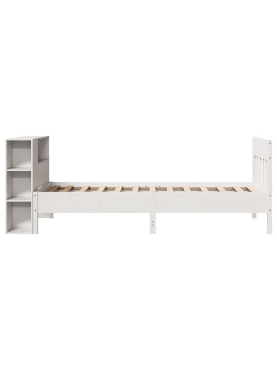 RIIULIGA VOODIRAAM ILMA MADRATSITA, VALGE, 90X200 CM, MÄNNIPUIT