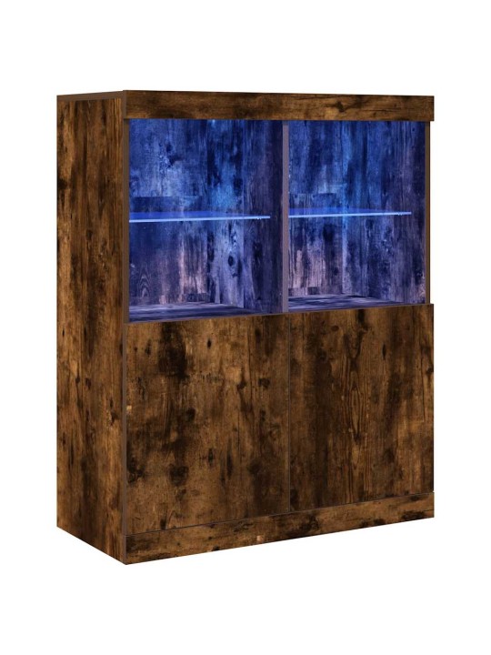 Puhvetkapp, suitsutatud tamm, 81x37x100 cm, tehispuit
