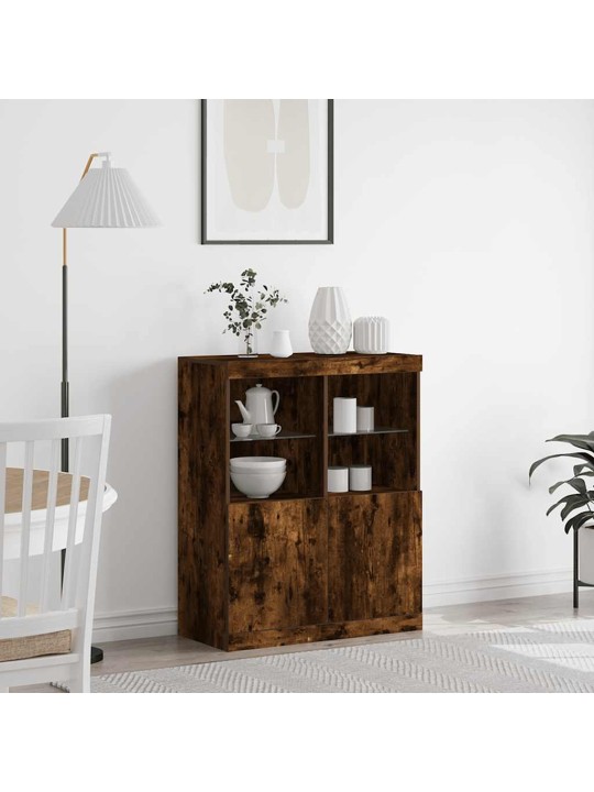 Puhvetkapp, suitsutatud tamm, 81x37x100 cm, tehispuit