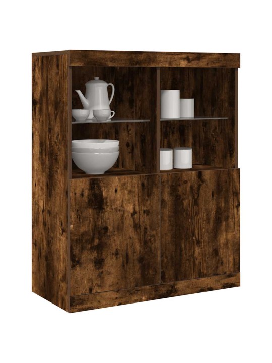 Puhvetkapp, suitsutatud tamm, 81x37x100 cm, tehispuit