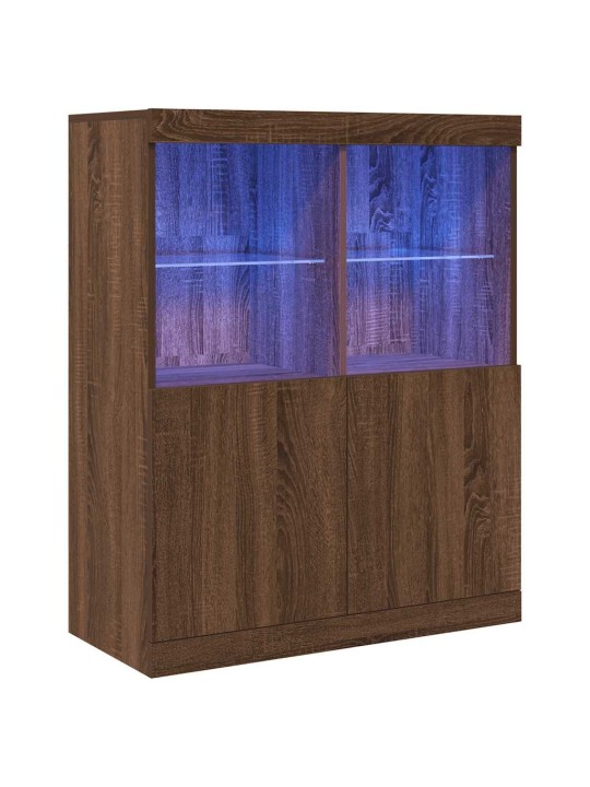 PUHVETKAPP PRUUN TAMM 81X37X100 CM ENGINEERED WOOD