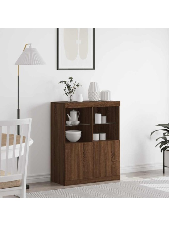 PUHVETKAPP PRUUN TAMM 81X37X100 CM ENGINEERED WOOD