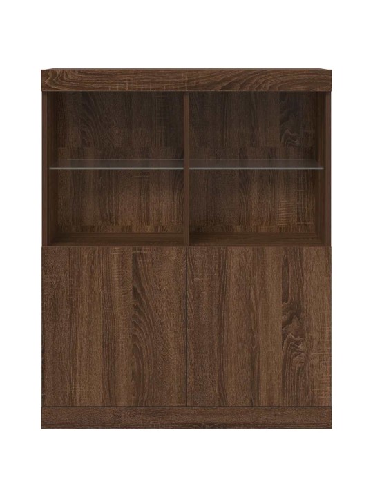 PUHVETKAPP PRUUN TAMM 81X37X100 CM ENGINEERED WOOD