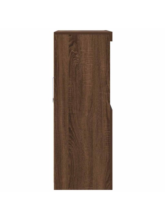 PUHVETKAPP PRUUN TAMM 81X37X100 CM ENGINEERED WOOD