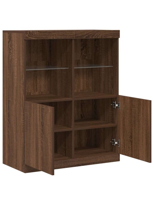 PUHVETKAPP PRUUN TAMM 81X37X100 CM ENGINEERED WOOD