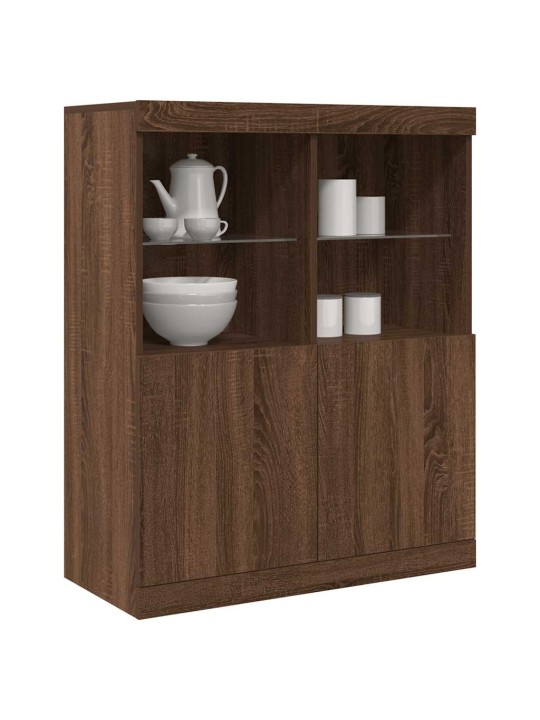 PUHVETKAPP PRUUN TAMM 81X37X100 CM ENGINEERED WOOD