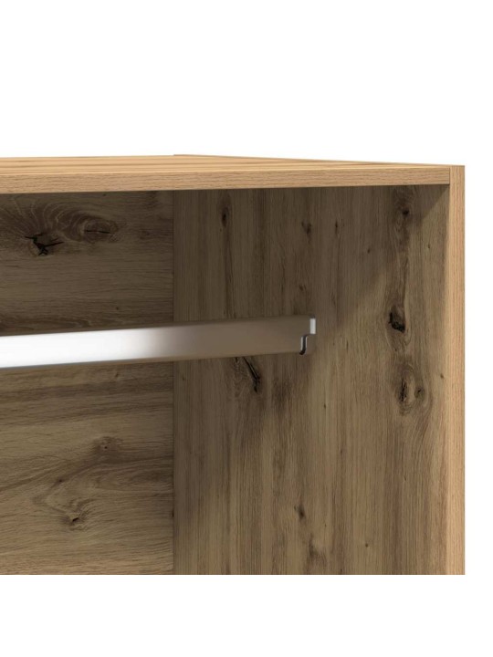 Riidekapp käsitööline tamm 100x50x200 cm tehnopuit