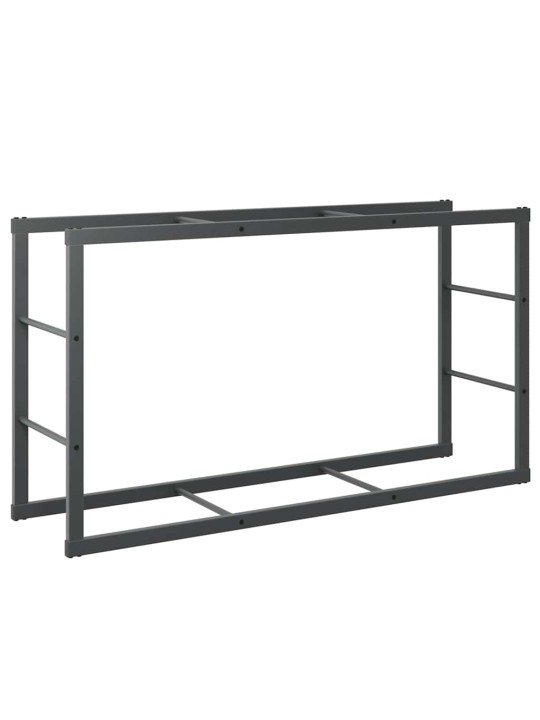 KÜTTEPUUDE REST, MUST, 110X30X61 CM, TERAS
