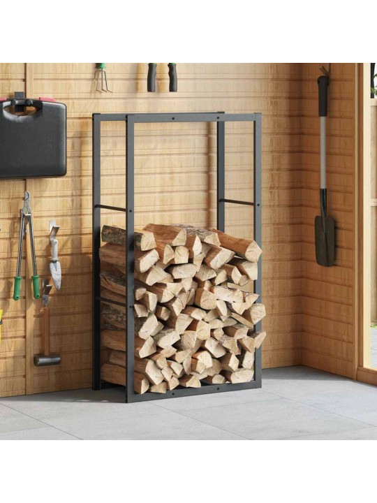 KÜTTEPUUDE REST, MUST, 110X30X61 CM, TERAS